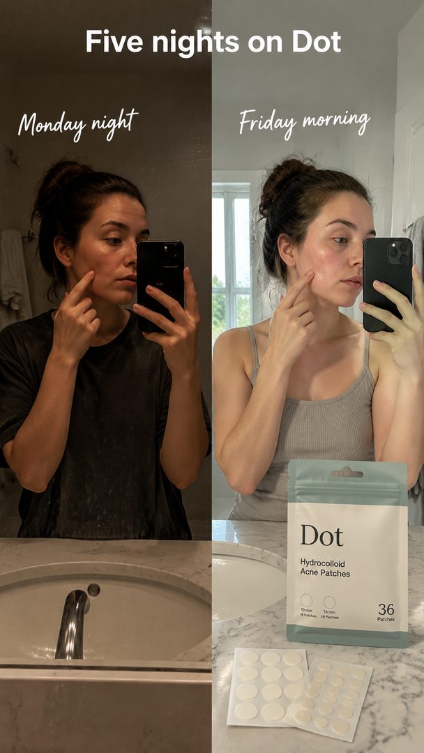 Before & After (UGC Native) ad example, invented product