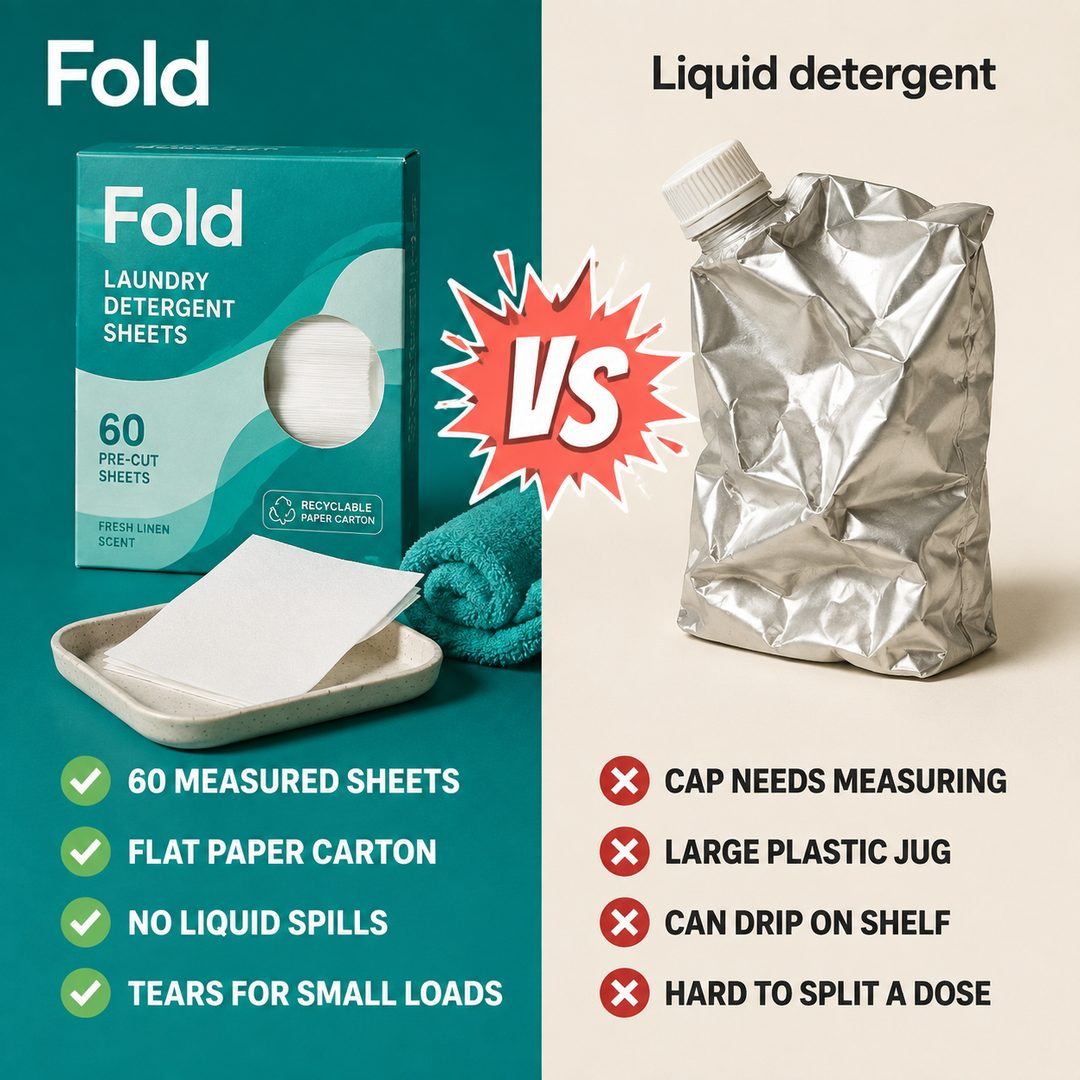 Us vs Them Color Split ad example, invented product