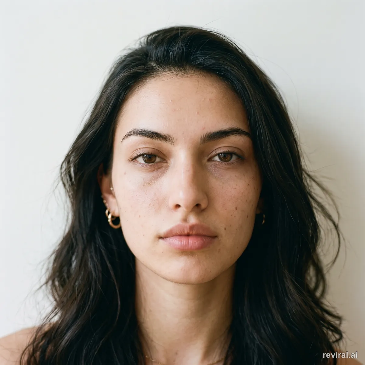 Reference portrait with a neutral expression