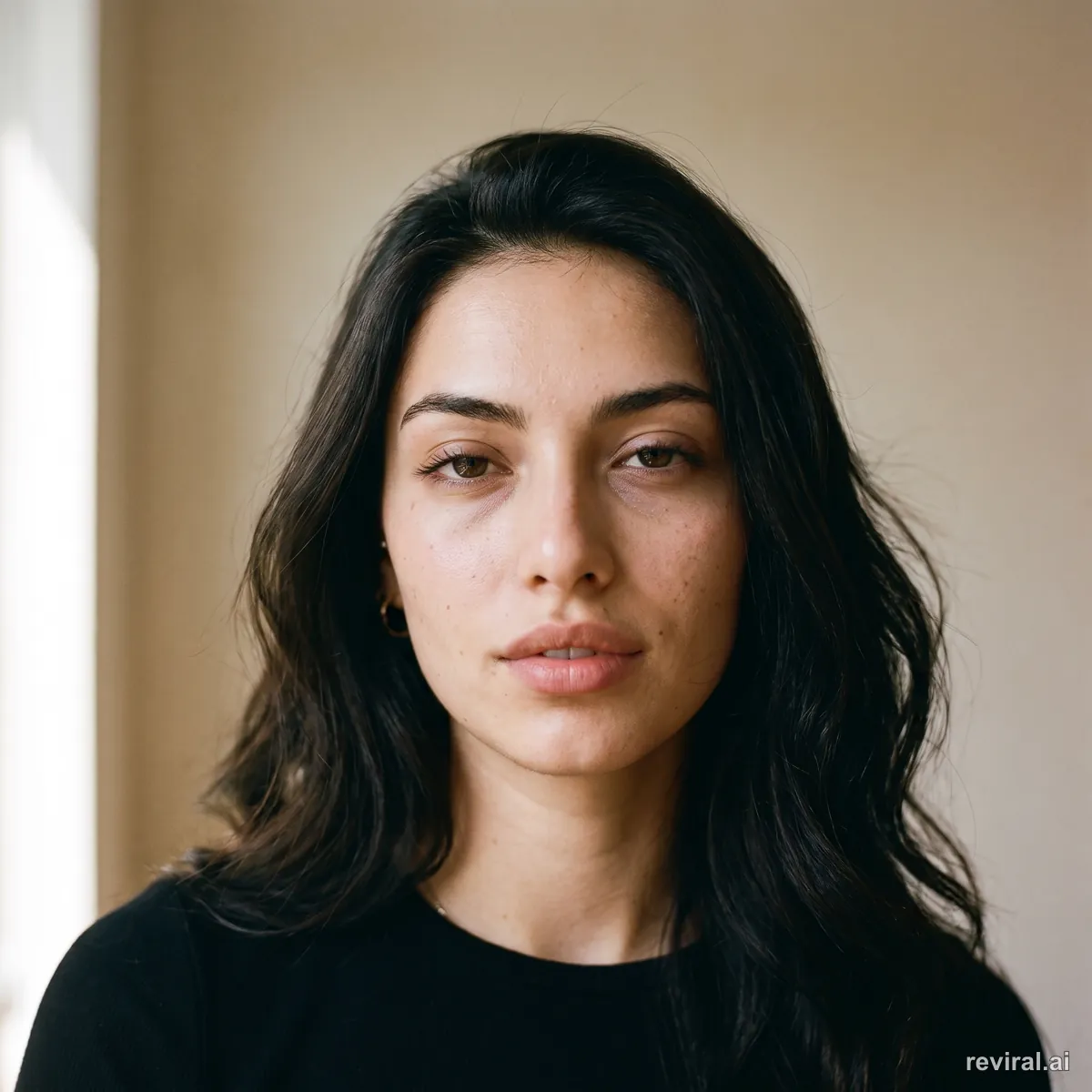 Reference portrait with an alluring expression