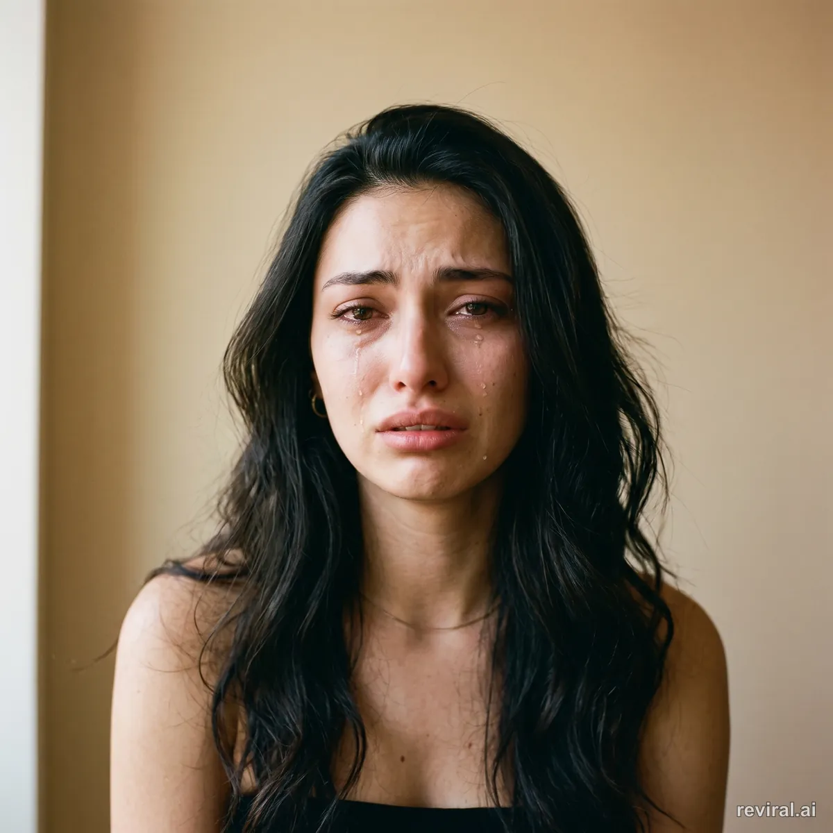 Reference portrait crying